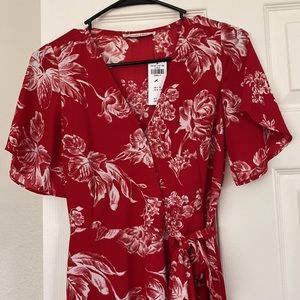 Abercrombie and fitch wrap front dress